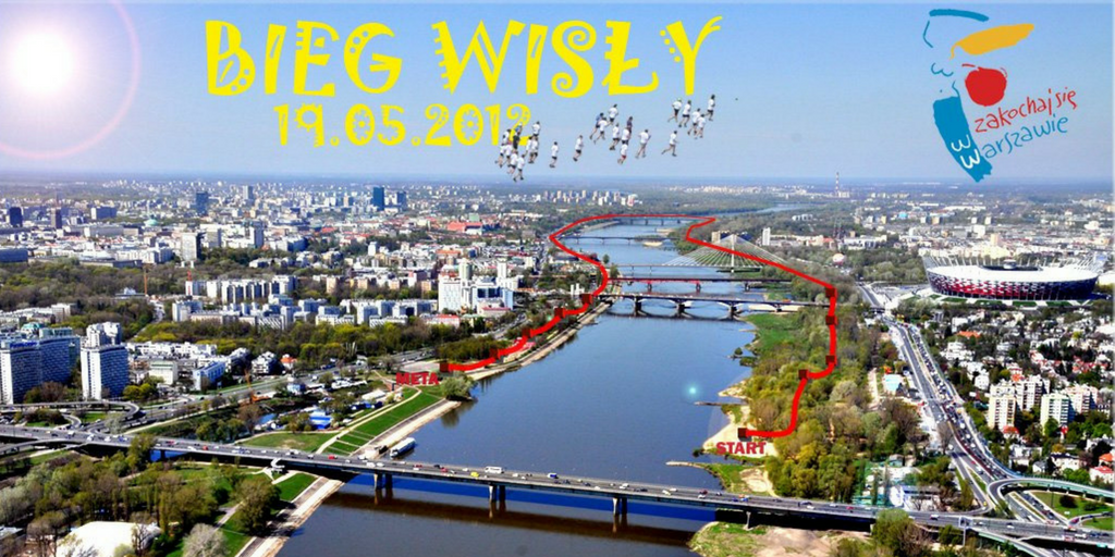 Logo Bieg Wisły Warszawa