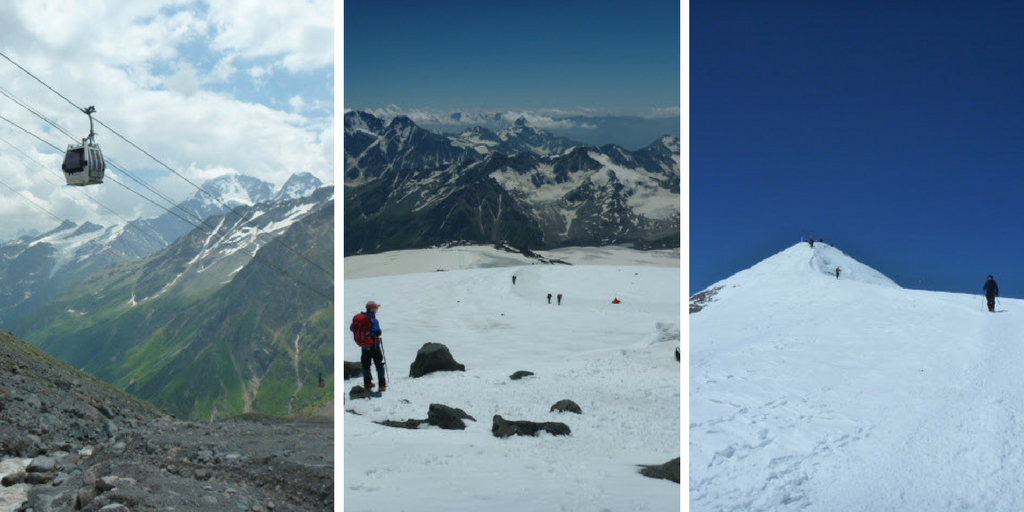 Trzy zdjęcia z wyprawy na Elbrus