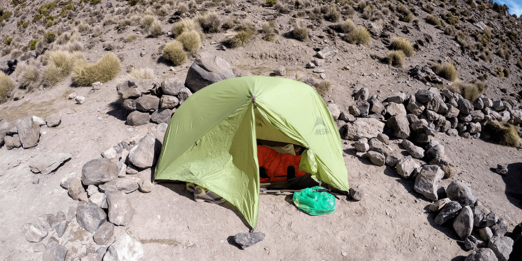 Boliwia namiot